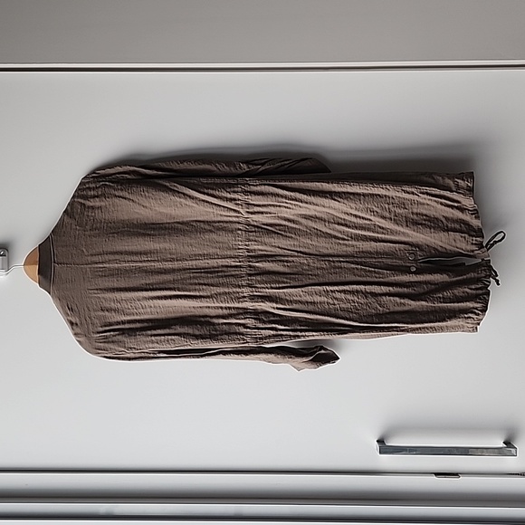 All Saints Ellis Parka Duster Bomber Long Jacket Coat - Picture 10 of 11